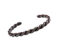 The Fussy Pup Women's Copper Bracelet, Twisted Wire Cuff Bracelet Jewelry for Women Made in USA, Large - 7.5 Inch, Copper, no gemstone