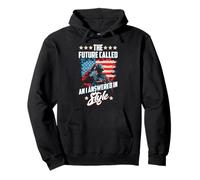 THE FUTURE CALLED AN I ANSWERED IN STYLE Pullover Hoodie