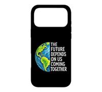 The Future Depends On Us Coming Together Unity Earth Message Case for iPhone 17 Pro Max