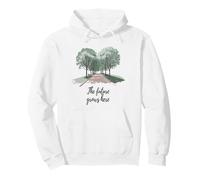 The Future Grows Here Nature Sustainability Growth Theme Pullover Hoodie