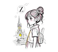 The Future I'm Writing Z Monogram Initial Journal