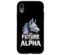 The Future Is Alpha Wolf Meme Fearless Alpha Sigma Werewolf Case for iPhone XR
