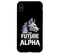 The Future Is Alpha Wolf Meme Fearless Alpha Sigma Werewolf Case for iPhone XS Max