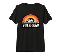 The Future is Analogue (Funny Anti Ai Statement) (Retro) Premium T-Shirt