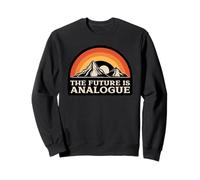 The Future Is Analogue (Funny Anti Ai Statement) (Retro) Sweatshirt