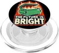 The Future Is Bright - Dumpster Fire PopSockets PopGrip for MagSafe