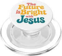 The Future is Bright with Jesus PopSockets PopGrip for MagSafe