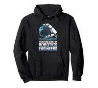 The Future Is Built By Robotics Engineers AI Automation Pullover Hoodie