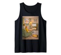 The Future is Here - Funny 1950s Atomic Bomb Scene Tank Top