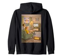 The Future Is Here - Funny 1950s Atomic Bomb Scene Zip Hoodie