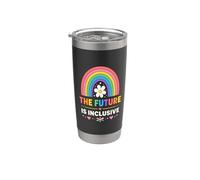 The Future is Inclusive Human Rights Equality Stainless Steel Insulated Tumbler