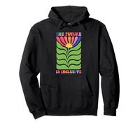 The Future is Inclusive Rainbow LGBT Lesbian Gay Trans Pride Pullover Hoodie
