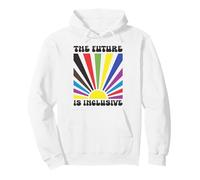 The Future is Inclusive Rainbow LGBT Lesbian Gay Trans Pride Pullover Hoodie