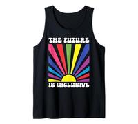 The Future is Inclusive Rainbow LGBT Lesbian Gay Trans Pride Tank Top
