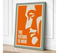 The Future Is Now Modern Canvas Wall Art Print 18x12 Inch (46 x 30 cm)