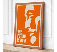The Future Is Now Modern Canvas Wall Art Print 24x16 Inch (61 x 41 cm)