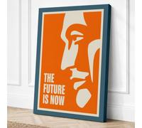 The Future Is Now Modern Canvas Wall Art Print 30x20 Inch (76 x 51 cm)