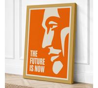 The Future Is Now Modern Canvas Wall Art Print 36x24 Inch (91 x 61 cm)