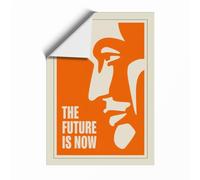 The Future Is Now Modern Unframed Wall Art Print A3 (42×29.7cm), Wall Decor for Living Room, Bedroom, Office & Home, Art Gift