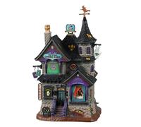 The Future Looks Dark Lemax Spooky Town Lighted Building