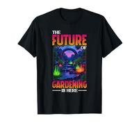 The Future of Gardening is Here Gardener Futuristic Garden T-Shirt