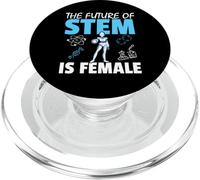The Future Of STEM Is Female Biology Major Steminist PopSockets PopGrip for MagSafe