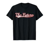 The Future Sci Fi Vision Tomorrow Goals Vintage Varsity T-Shirt