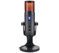 THE G-LAB K-Mic NATRIUM Gaming Microphone RGB Audio, Anti-Vibration Support - USB Desktop Microphone Ideal for Gaming, Streaming, Podcast, Twitch, Youtube for PC/PS4/PS5 - NEW 2022