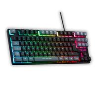 The G-Lab - Keyz Caesium TKL - TKL 87 Keys Wired USB AZERTY Gamer Keyboard, Customizable RGB Customizable, Programmable Macros - Compact Gaming Keyboard without Numeric Keypad PC/PS4/PS5/XBOX -