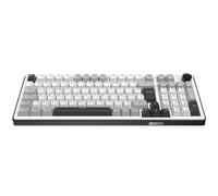 The G-Lab - KEYZ ELITE 400 WG - Wireless Gaming Keyboard - AZERTY FRENCH Layout - Hot-Swappable Mechanical Keyboard with Pre-Lubed Switches, 5-Layer Gasket, Tri-Mode 2.4G/BT/Wired, RGB&Macros, Win/Mac