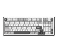 THE G-LAB KEYZ Elite 400 WG - Wireless Gaming Keyboard Tri Mode 2.4 GHz/Bluetooth/Cable - Mechanical Keyboard Hot Swap, Pre-Lubricated Switch, 5-Layer Gasket, RGB/Macro - Windows/Mac - US QWERTY