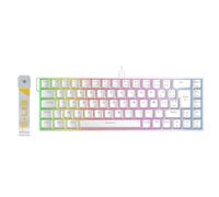 The G-Lab - Keyz Titanium HE White - 65% Hot Swap Magnetic Switch Gamer Keyboard
