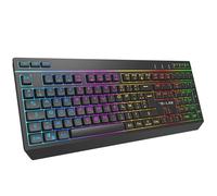 The G-Lab - KEYZ Tungsten EX - Silent Membrane Gaming Keyboard - AZERTY FR - Triple Mode (2.4GHz, BT, Wired) - Customizable RGB and Macros - Dedicated Software - Gamer Keyboard PC/PS4/PS5