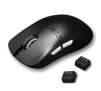 THE G-LAB - Kult Elite M150 - Gaming Mouse PixArt Sensor 3950 Optical, 30000 DPI, 8000 Hz - Tri-Mode Wireless Mouse 2.4 GHz/BT/Cable - 200h, 2 Batteries and Grip - Custom Via Software