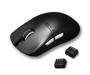 THE G-LAB - Kult Elite M150 - Gaming Mouse PixArt Sensor 3950 Optical, 30000 DPI, 8000 Hz - Tri-Mode Wireless Mouse 2.4 GHz/BT/Cable - 200h, 2 Batteries and Grip - Custom Via Software