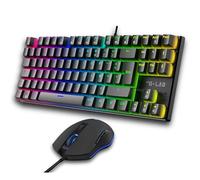 The G-Lab - Mercury EX Combo - Wired Gamer Keyboard and Gamer Mouse Pack - TKL, Red Switch, RGB Mechanical Keyboard with 20 Light Modes - Gaming Mouse 7200 DPI for PC/PS4/PS5/Xbox