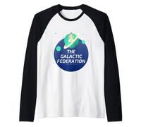 The Galactic Federation The Disclosure Is Upon Us Raglan Baseball Tee