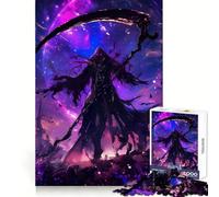 The Galaxy Grim Reaper 1000 Piece Jigsaw Puzzles for Adults Jigsaw Memory Lift Slow Enjoy Image Assembly Creative Gift (38x26cm)