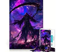 The Galaxy Grim Reaper 1000 Piece Jigsaw Puzzles for Adults Jigsaw Memory Lift Slow Enjoy Image Assembly Creative Gift (38x26cm)