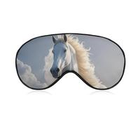 The Galloping Horse is Galloping Eye Mask for Women & Men, Breathable & Adjustable Eye Cover, Ultra Soft Sleep Mask, Lightweight Travel Blindfold for Airplane, Nap, Night Sleeping