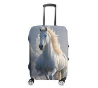 The Galloping Horse Is Galloping Luggage Cover, Elastic Luggage Protector Fits 19-32in Suitcases, Washable & Anti-Scratch Suitcase Cover for Men Women, style, Small, Classic