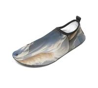 The Galloping Horse is Galloping Water Shoes for Men Women, Lightweight Stretch Swim Shoes with Anti-Slip Rubber Sole, Quick-Dry Aqua Socks for Pool, Beach, Surfing, Style, 14 Women/14 Men