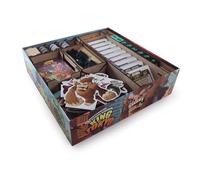 The Game Doctors Boardgame Organizer compatible with King of Tokyo or King of New York + expansions Power Up! and Halloween