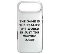 The Game Is Reality Funny Video Gamer Tee Waiting Lobby Case for iPhone Air
