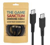 The Game Sanctum [3 Pack] USB C to USB C Cable 65W Fast Charging 1m Type-C Charger Lead, Durable Nylon Braided PD Cable for Phones, Tablets, Laptops, Switch & More
