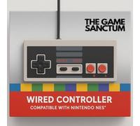 The Game Sanctum Classic Wired NES Controller Gamepad - 1.8m Cable, Directional D-Pad & 2 Action Buttons - Compatible with Original Nintendo NES Console (Not NES Classic Mini)