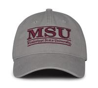The Game Split Bar Design Trucker Mesh Hat, Gray, Adjustable, Mississippi State Bulldogs