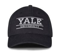 The Game Yale Bulldogs Adult NCAA Team Color Bar Logo Adjustable Hat - Navy, Adjustable