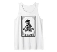 The Gamer Tarot Card Major Arcana Classic Skeleton Righteous Tank Top