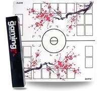 The Gaming Mat Company 2 Player Compatible Pokemon Playmat for Pokemon Cards - 28.35" x 28.35" x 0.16" Blossom Battle Mat Stadium Board for TCG Playmat Game & Trading Cards